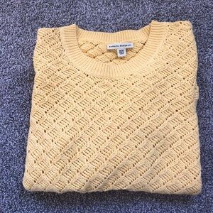 Banana Reupblic Yellow Cotton Sweater - M